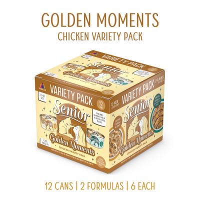 Show full view: Weruva Senior Golden Moments Variety Pack Canned Cat Food, 12 count, 3-oz can slide 3 of 10