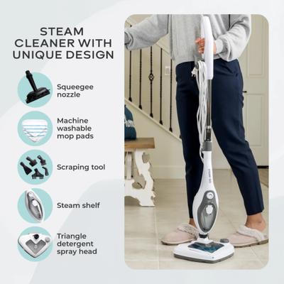 Show full view: Steam & Go The Housekeeper 10-in-1 All-Purpose Steamer, White slide 3 of 8