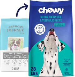 Chewy Made Complete Nutrition Salmon, Brown Rice & Vegetables Recipe Dry Dog Food (FORMERLY AMERICAN JOURNEY), 28-lb bag