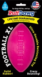 Ruff Dawg Football Dog Chew Toy, Pink, X-Large