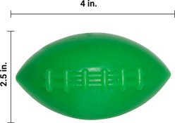 Ruff Dawg Football Dog Chew Toy, Green, Small slide 2 of 3