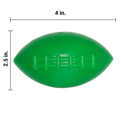 Show full view: Ruff Dawg Football Dog Chew Toy, Green, Small slide 3 of 3