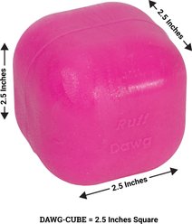 Ruff Dawg Dawg-Cube Dog Chew Toy, Pink, Small slide 2 of 3