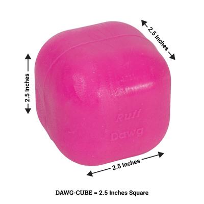 Show full view: Ruff Dawg Dawg-Cube Dog Chew Toy, Pink, Small slide 2 of 3