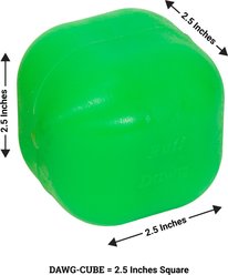 Ruff Dawg Dawg-Cube Dog Chew Toy, Green, Medium slide 2 of 3