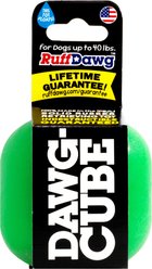 Ruff Dawg Dawg-Cube Dog Chew Toy, Green, Small