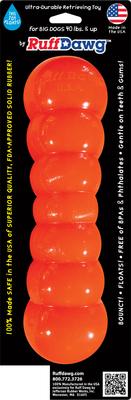 Show full view: Ruff Dawg Dawg-Buster Tough Dog Chew Toy, Orange, X-Large slide 3 of 5