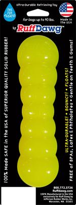 Show full view: Ruff Dawg Dawg-Buster Tough Dog Chew Toy, Yellow, Small slide 3 of 5