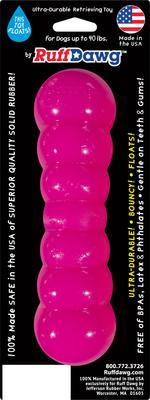 Show full view: Ruff Dawg Dawg-Buster Tough Dog Chew Toy, Pink, Small slide 2 of 4