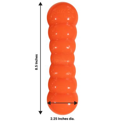 Show full view: Ruff Dawg Dawg-Buster Tough Dog Chew Toy, Orange, Small slide 3 of 4