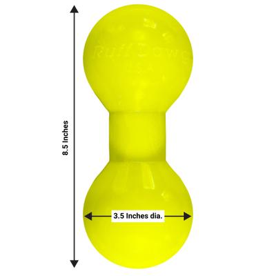 Show full view: Ruff Dawg Big Dawg Dog Chew Toy, Yellow, X-Large slide 3 of 4