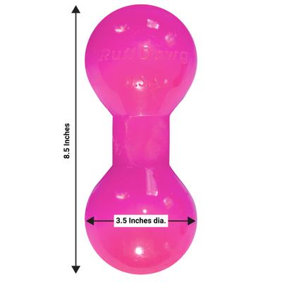 Show full view: Ruff Dawg Big Dawg Dog Chew Toy, Pink, X-Large slide 4 of 5