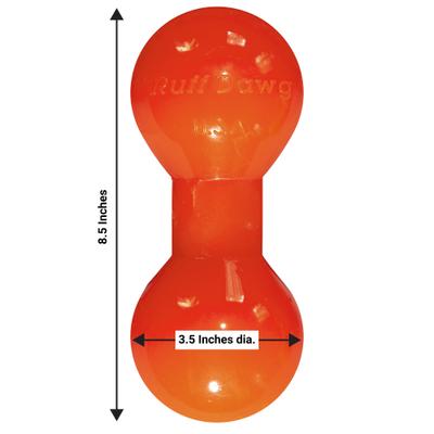 Show full view: Ruff Dawg Big Dawg Dog Chew Toy, Orange, X-Large slide 3 of 4