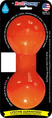 Show full view: Ruff Dawg Big Dawg Dog Chew Toy, Orange, X-Large slide 2 of 4