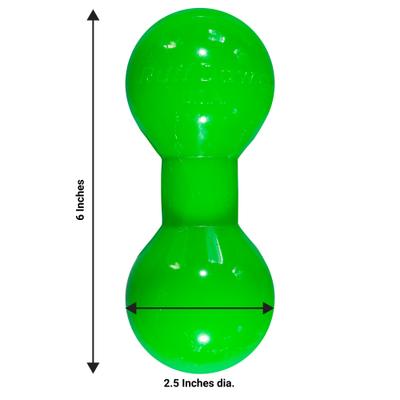 Show full view: Ruff Dawg Big Dawg Dog Chew Toy, Green, Small slide 3 of 3