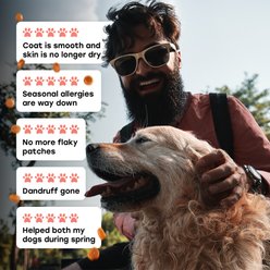 Pup Choice Omega-3 Skin & Coat with Biotin Salmon Flavor Soft & Chewy Dog Treats, 140 Count slide 2 of 9