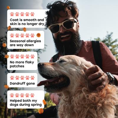 Show full view: Pup Choice Omega-3 Skin & Coat with Biotin Salmon Flavor Soft & Chewy Dog Treats, 140 Count slide 9 of 11