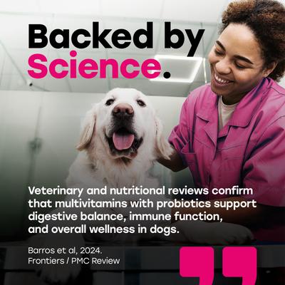 Show full view: Pup Choice with Probiotics & Glucosamine, Bacon Flavor Soft & Chewy Multivitamin for Dogs, 140 Count slide 6 of 11
