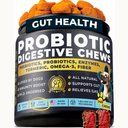 Pup Choice Probiotics with Prebiotics & Pumpkin Beef Flavor Soft & Chewy Digestive Health Dog Treats, 140 Count