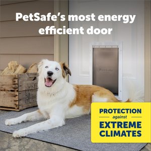 PetSafe Aluminum Extreme Weather Dog & Cat Door, Large