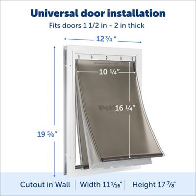 PetSafe Aluminum Extreme Weather Dog & Cat Door