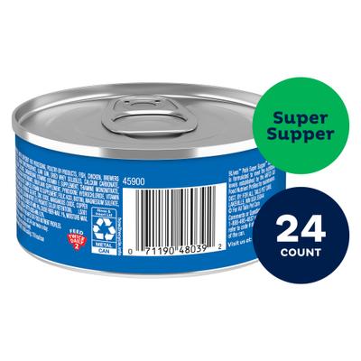 Show full view: 9 Lives Meaty Pate Super Supper Canned Cat Food, 5.5-oz, case of 24 slide 4 of 12