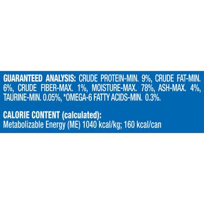 Show full view: 9 Lives Meaty Pate with Real Chicken Wet Cat Food, 5.5-oz can, case of 4 slide 10 of 13