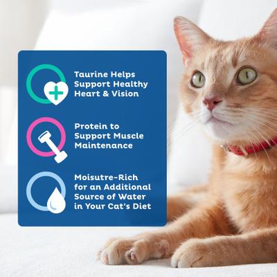 Show full view: 9 Lives Meaty Pate with Real Chicken & Tuna Wet Cat Food, 5.5-oz can, case of 24 slide 6 of 12