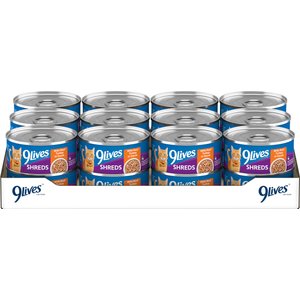 9 Lives Hearty Cuts with Real Turkey in Gravy Canned Cat Food, 5.5-oz, case of 24