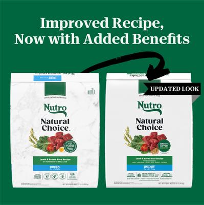 Show full view: Nutro Natural Choice Puppy High Protein Lamb & Brown Rice Recipe Dry Dog Food, 12-lb bag slide 3 of 10