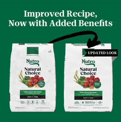 Show full view: Nutro Natural Choice Adult Lamb & Brown Rice Recipe Dry Dog Food, 20-lb bag slide 3 of 11
