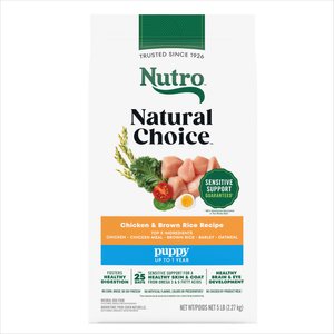 Nutro Natural Choice Puppy Chicken & Brown Rice Recipe Dry Dog Food, 5-lb bag