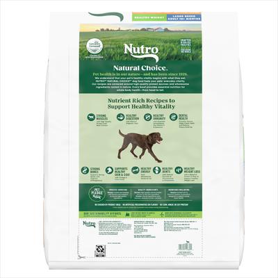 Show full view: Nutro Natural Choice Adult Large Breed Healthy Weight Chicken & Brown Rice Recipe Dry Dog Food, 30-lb bag slide 4 of 11