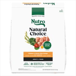 Nutro Natural Choice Adult Chicken & Brown Rice Recipe Dry Dog Food, 30-lb bag