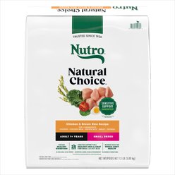 Nutro Natural Choice Adult Small Breed Chicken & Brown Rice Recipe Dry Dog Food, 13-lb bag