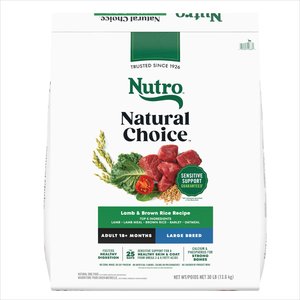 Nutro Natural Choice Adult Large Breed Lamb & Brown Rice Recipe Dry Dog Food, 30-lb bag