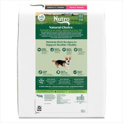 Nutro Natural Choice Adult Small Breed Chicken & Brown Rice Recipe Dry Dog Food, 13-lb bag slide 2 of 8