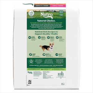 Nutro Natural Choice Adult Small Breed Chicken & Brown Rice Recipe Dry Dog Food, 13-lb bag