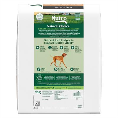 Show full view: Nutro Natural Choice Senior Chicken & Brown Rice Recipe Dry Dog Food, 13-lb bag slide 4 of 12