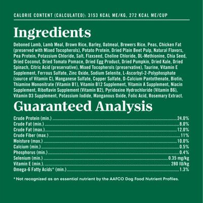 Show full view: Nutro Natural Choice Adult Healthy Weight Lamb & Brown Rice Recipe Dry Dog Food, 30-lb bag slide 7 of 11