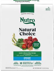 Nutro Natural Choice Puppy High Protein Lamb & Brown Rice Recipe Dry Dog Food, 12-lb bag