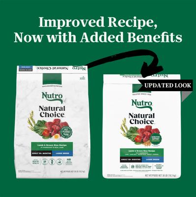 Show full view: Nutro Natural Choice Adult Large Breed Lamb & Brown Rice Recipe Dry Dog Food, 36-lb bag slide 3 of 11