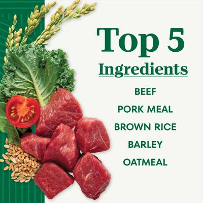 Show full view: Nutro Natural Choice Adult Beef & Brown Rice Recipe Dry Dog Food, 12-lb bag slide 5 of 11