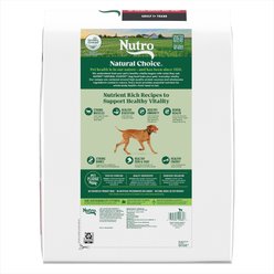Nutro Natural Choice Adult Beef & Brown Rice Recipe Dry Dog Food, 12-lb bag slide 2 of 8