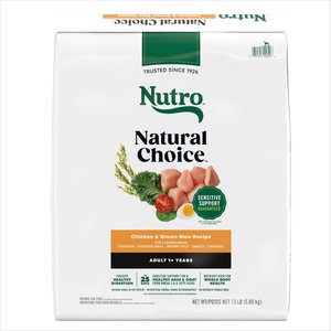 Nutro Natural Choice Adult Chicken & Brown Rice Recipe Dry Dog Food, 13-lb bag