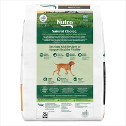 Nutro Natural Choice Adult Chicken & Brown Rice Recipe Dry Dog Food, 22-lb bag slide 2 of 9