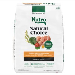 Nutro Natural Choice Adult Chicken & Brown Rice Recipe Dry Dog Food, 22-lb bag