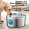 Show in main carousel: Casfuy PWS-701 Stainless Steel Dog Water Fountain, X-Large: 12-L / 3.2-gal slide 2 of 7