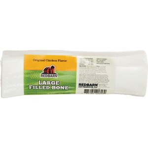 Redbarn Large Chicken Filled Bones Dog Treats, 6-in chew, 1 count