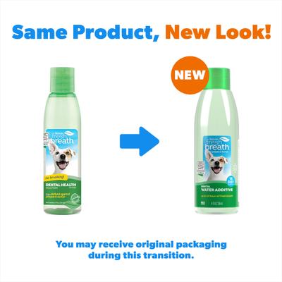 Show full view: TropiClean Fresh Breath Dental Water Additive for Dogs, 8-fl oz bottle slide 3 of 12
